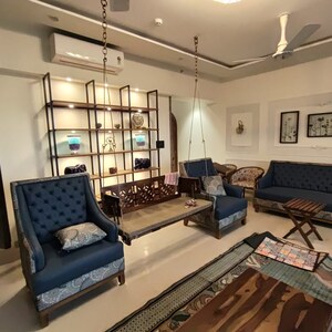 Living Room in 4 BHK Penthouse at Lodha Palava Serenity A, Taloja Bypass Road – for Rent