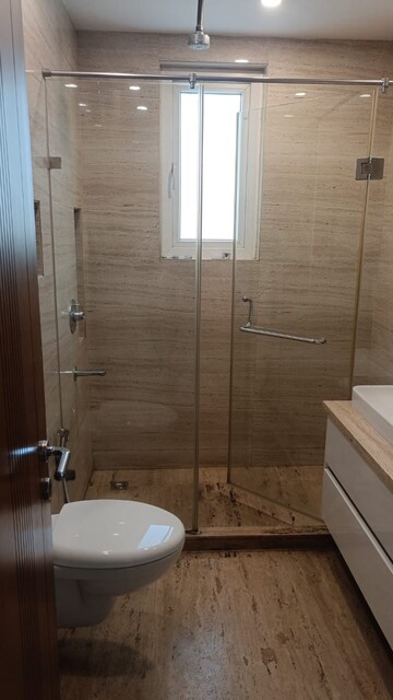 Bathroom in 4 BHK Builder Floor at Safdarjung Development Area – for Rent