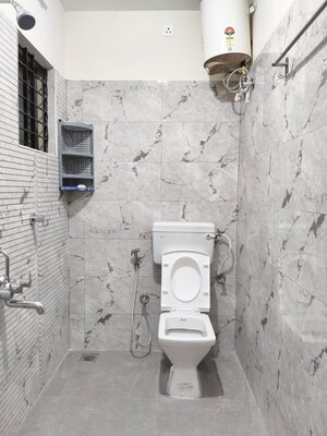 Bathroom in 1 BHK Apartment at Kab Nest, Kaggadasapura – for Rent