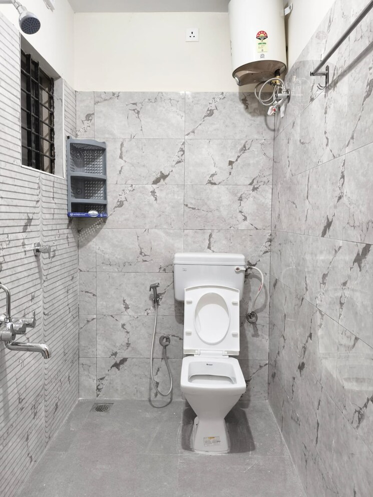 Bathroom, kab-nest 1 Bedroom 550 Sq.Ft. Apartment In Kaggadasapura Bangalore 9529005