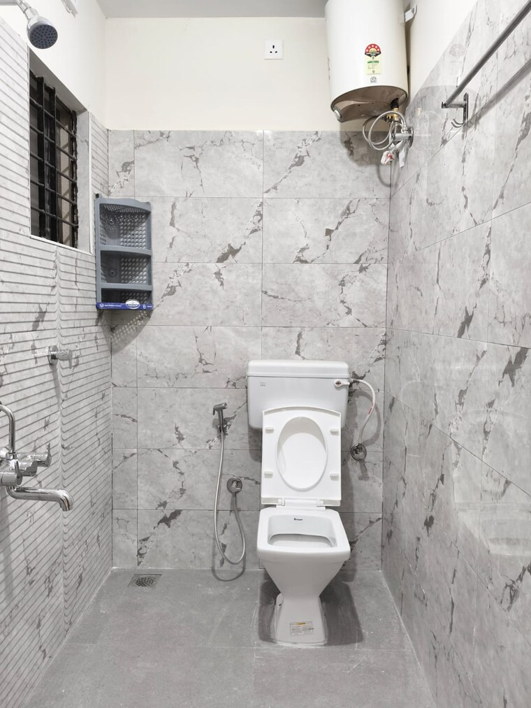 Bathroom, kab-nest 1 Bedroom 550 Sq.Ft. Apartment In Kaggadasapura Bangalore 9529005