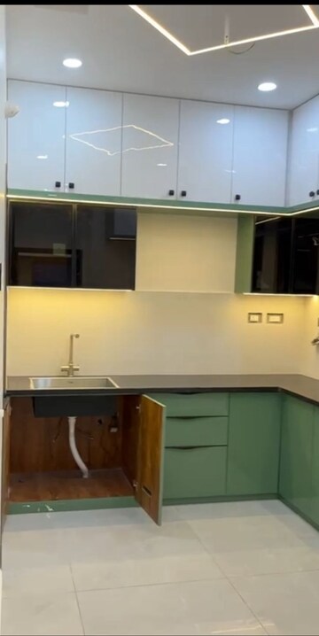 Kitchen in 3 BHK Apartment at Hallmark Treasor, Narsingi – for Rent