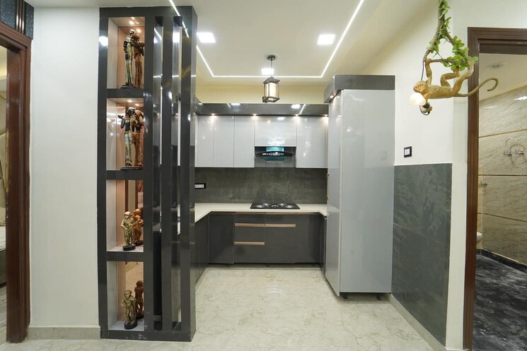 Kitchen, sa-homes-i 3.5 Bedroom 910 Sq.Ft. Builder Floor In Uttam Nagar Delhi 9528999
