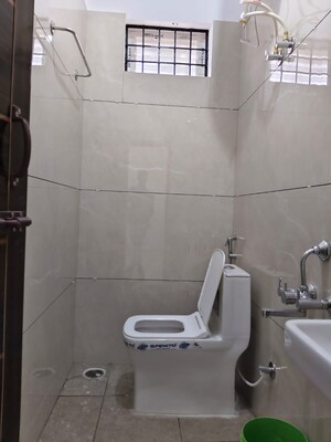 Bathroom in 2 BHK Builder Floor at Kaveri Nest, Kaggadasapura – for Rent