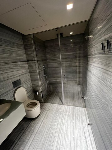 Bathroom in 4 BHK Apartment at Lodha The World Towers World One Tier 2, Worli – for Rent