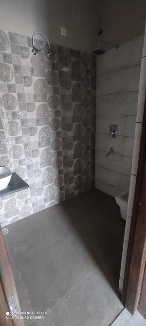 Bathroom in 3 BHK Builder Floor at Guru Nanak Enclave, Dhakoli – for Sale