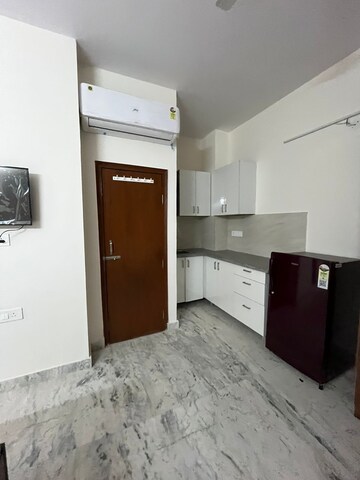 Kitchen in 2 BHK Builder Floor at Anand Lok – for Rent