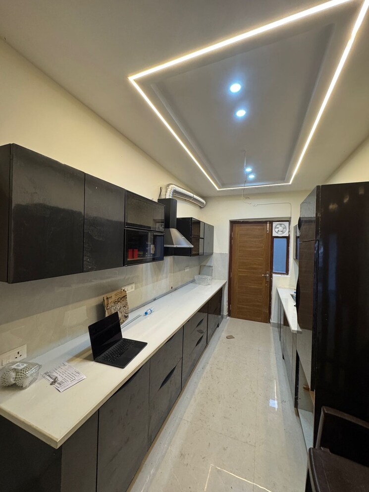 Kitchen, trishla-city 2 Bedroom 1250 Sq.Ft. Villa In Patiala Road Zirakpur 9529096