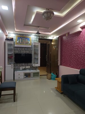 Living Room in 3 BHK Apartment at Shilaj – for Rent
