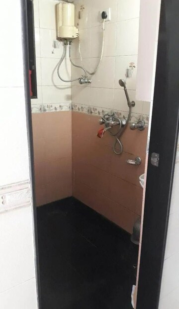 Bathroom in 2 BHK Apartment at Shiv Mahal, Bhayandar East – for Rent