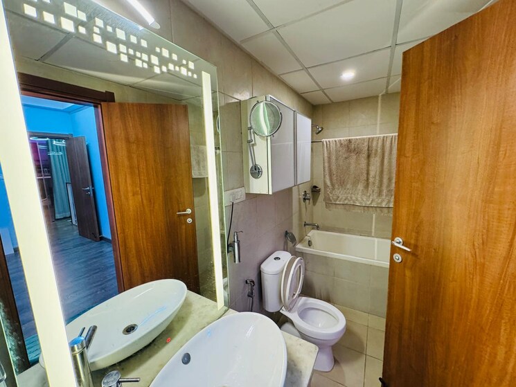 Bathroom, bhartiya-nikoo-homes 3 Bedroom 1595 Sq.Ft. Apartment In Thanisandra Main Road Bangalore 9529184