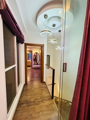 Building Lobby in 3 BHK Apartment at Bhartiya Nikoo Homes, Thanisandra Main Road – for Rent