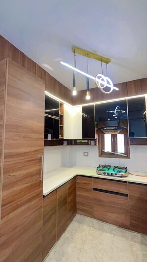 Kitchen in 3 BHK Builder Floor at Uttam Nagar – for Rent