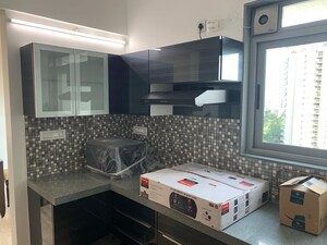 Kitchen in 3 BHK Apartment at Amanora Gateway Towers, Hadapsar – for Rent