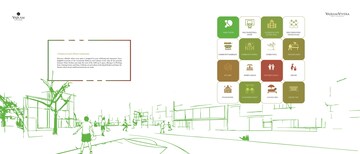 Floor Plan in 3 BHK Apartment at Vajram Vivera, Kogilu – for Sale