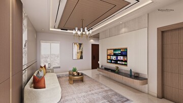 Living Room in 3 BHK Apartment at Vajram Vivera, Kogilu – for Sale