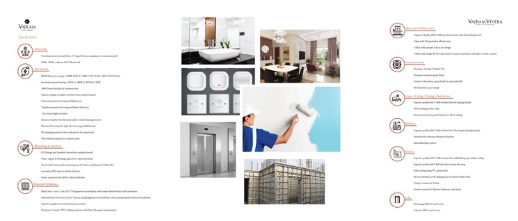 Floor Plan, vajram-vivera 3 Bedroom 2069 Sq.Ft. Apartment In Kogilu Bangalore 9529408