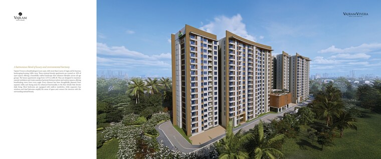 Exterior View, vajram-vivera 3 Bedroom 2069 Sq.Ft. Apartment In Kogilu Bangalore 9529408
