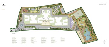 Master Plan in 3 BHK Apartment at Vajram Vivera, Kogilu – for Sale