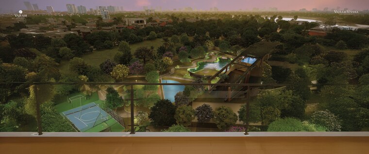 Garden, vajram-vivera 3 Bedroom 2069 Sq.Ft. Apartment In Kogilu Bangalore 9529408