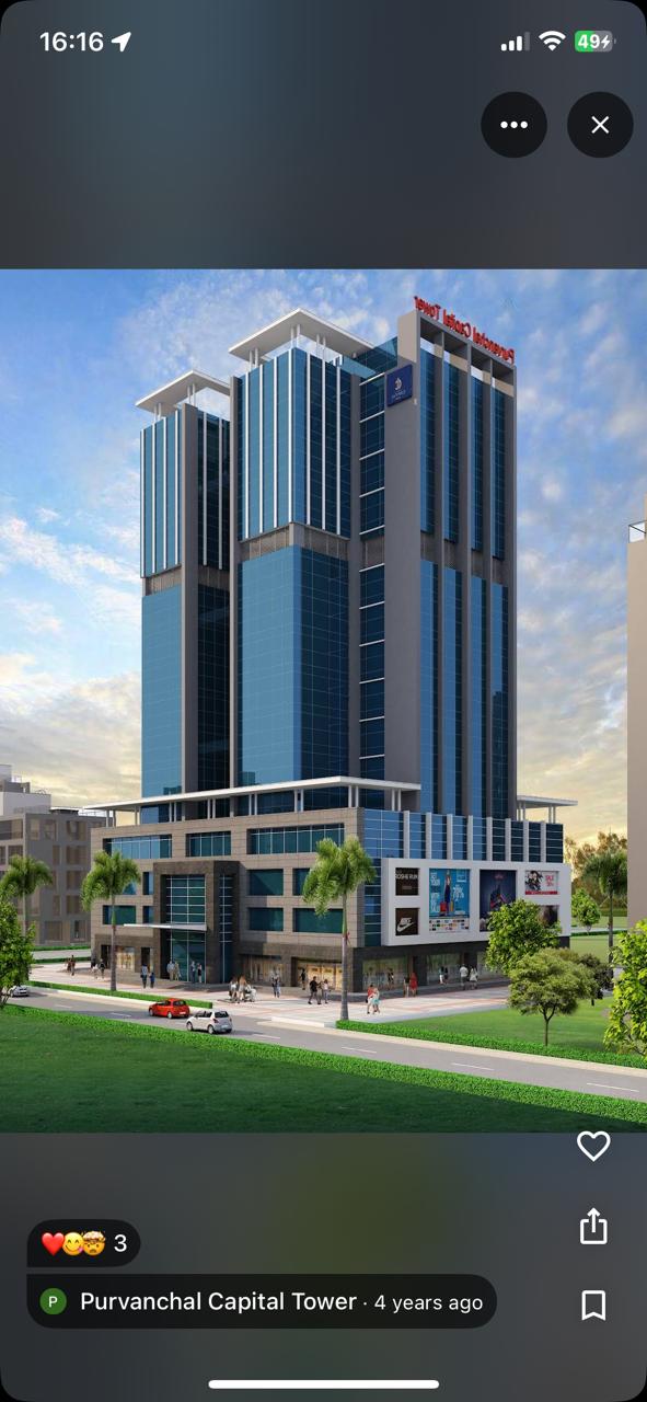 Office Space For Rent in 1740 Sqft Super Area Luxu