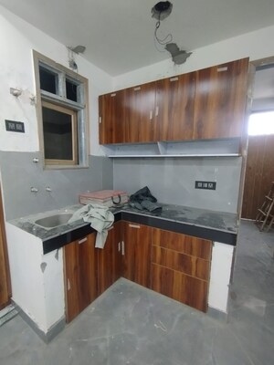 Kitchen in 1 BHK Builder Floor at Freedom Fighters Enclave – for Rent