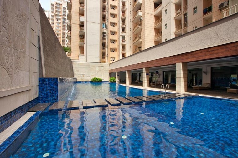 Swimming Pool, sunworld-vanalika 3 Bedroom 1405 Sq.Ft. Apartment In Sector 107 Noida 9529865