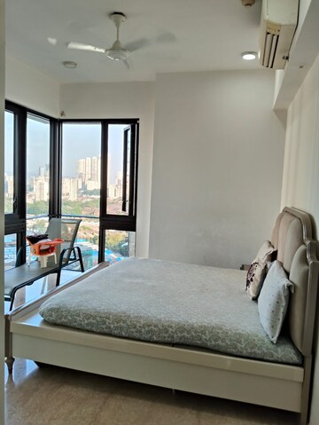 Bedroom in 3 BHK Apartment at Lodha Parkside, Worli – for Rent