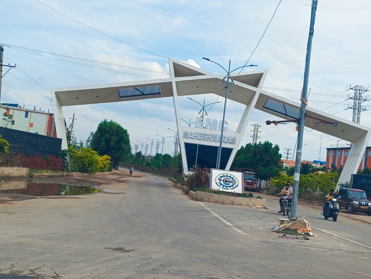 Exterior View, sia-e-city  188 Sq.Yd. Plot In Maheshwaram Hyderabad 9529930