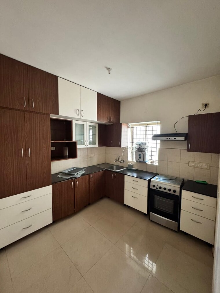 Kitchen, maria-nest 3 Bedroom 1800 Sq.Ft. Apartment In Cox Town Bangalore 9530110