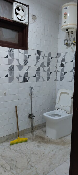 Bathroom in 2 BHK Builder Floor at Panchsheel Vihar – for Rent
