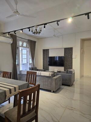 Living Room in 3 BHK Apartment at Bandra West – for Rent