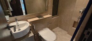 Bathroom in 3 BHK Apartment at Hiranandani Highland, Powai – for Rent