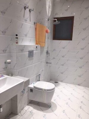 Bathroom in 3 BHK Builder Floor at Pir Machalla – for Rent