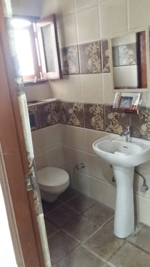 Bathroom in 3 BHK Builder Floor at Pir Machalla – for Rent