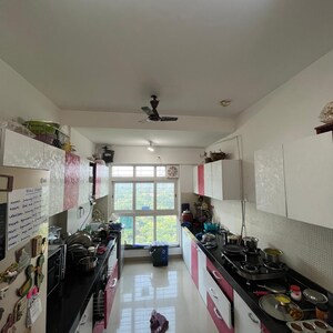 Kitchen in 3.5 BHK Apartment at Raheja Reflections Eternity, Khatau Estate – for Rent