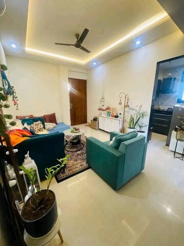 Living Room in 2 BHK Apartment at Freedom Fighters Enclave – for Rent