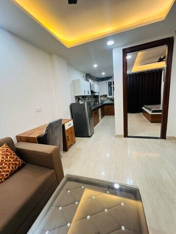 Living Room in 1 BHK Apartment at Saket – for Rent