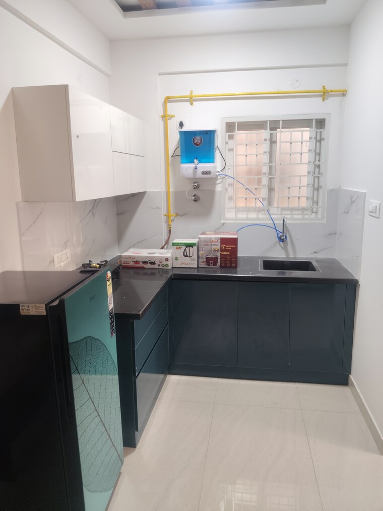Kitchen, deepa-mansion 1 Bedroom 700 Sq.Ft. Apartment In Beml Layout Bangalore 9530793