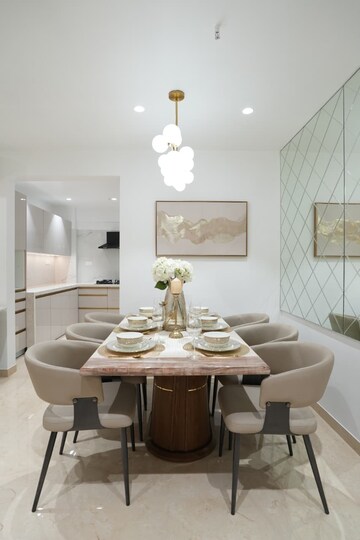 Dining area in 3 BHK Apartment at Sinhagad Road – for Sale