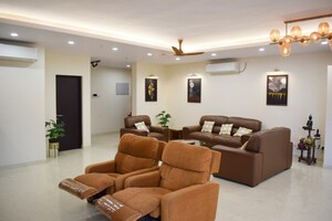 Living Room in 4 BHK Apartment at Brigade Exotica, Old Madras Road – for Rent