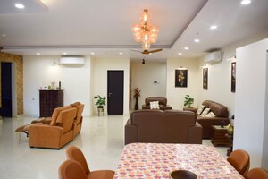 Living Room in 4 BHK Apartment at Brigade Exotica, Old Madras Road – for Rent
