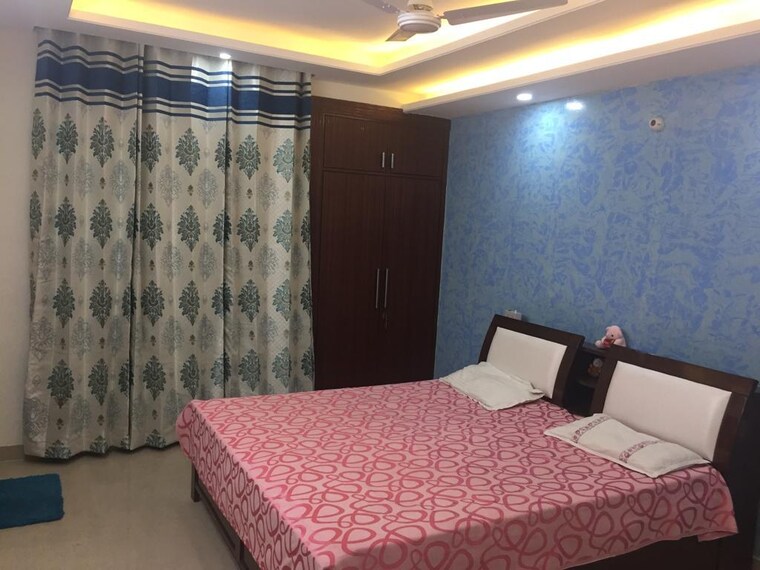 Bedroom, maya-garden-city 3 Bedroom 1852 Sq.Ft. Apartment In Lohgarh Zirakpur 9530909