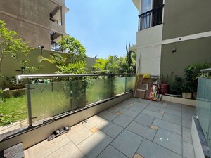 Balcony in 2 BHK Apartment at Majestique Landmark Miami, Dhayari – for Sale