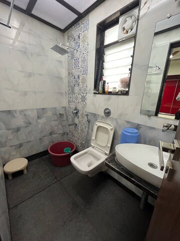 Bathroom in 2 BHK Apartment at Majestique Landmark Miami, Dhayari – for Sale