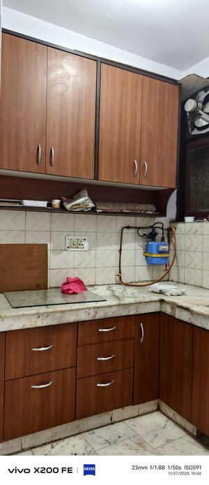 Kitchen in 1 BHK Builder Floor at Panchsheel Vihar – for Rent