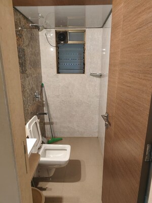 Bathroom in 2 BHK Apartment at Kabra Paradise, Andheri West – for Rent
