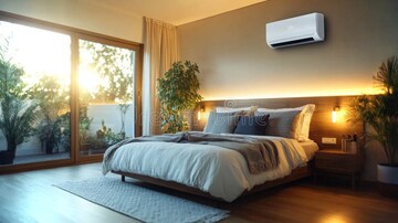 Bedroom in 1 BHK Apartment at Gokuldham Saidham CHS, Goregaon East – for Rent