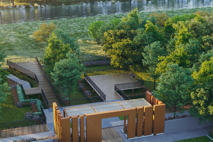 Garden, godrej-forest-estate  1430 Sq.Ft. Plot In Sumthana Nagpur 9531483