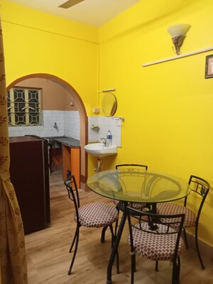 Kitchen in 2 BHK Apartment at Basuki Ekanto Apon, Tollygunge – for Rent